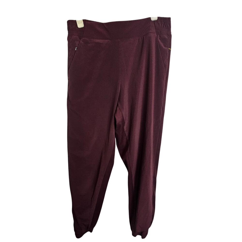 Athleta Pants Athleta Jogger Athletic Pants Women 6 Dark Red Pull On Pants Women